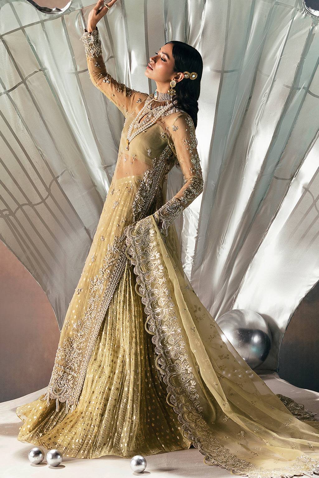 Afrozeh | Wild Flower Bloom Luxury Formals | Adelle