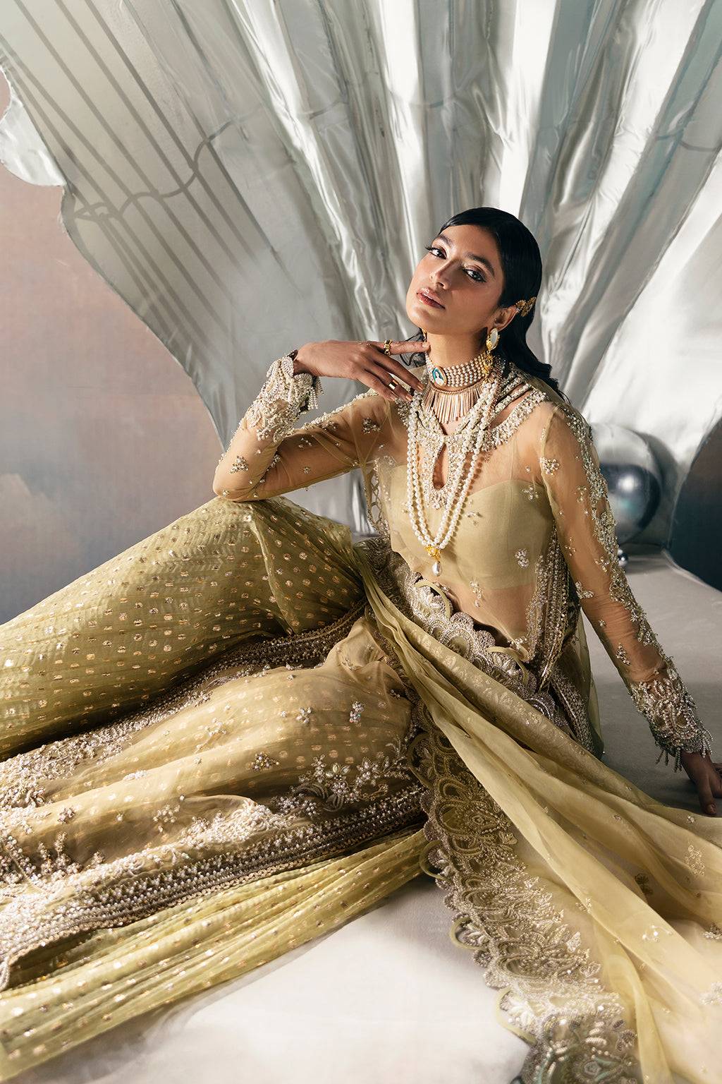 Afrozeh | Wild Flower Bloom Luxury Formals | Adelle