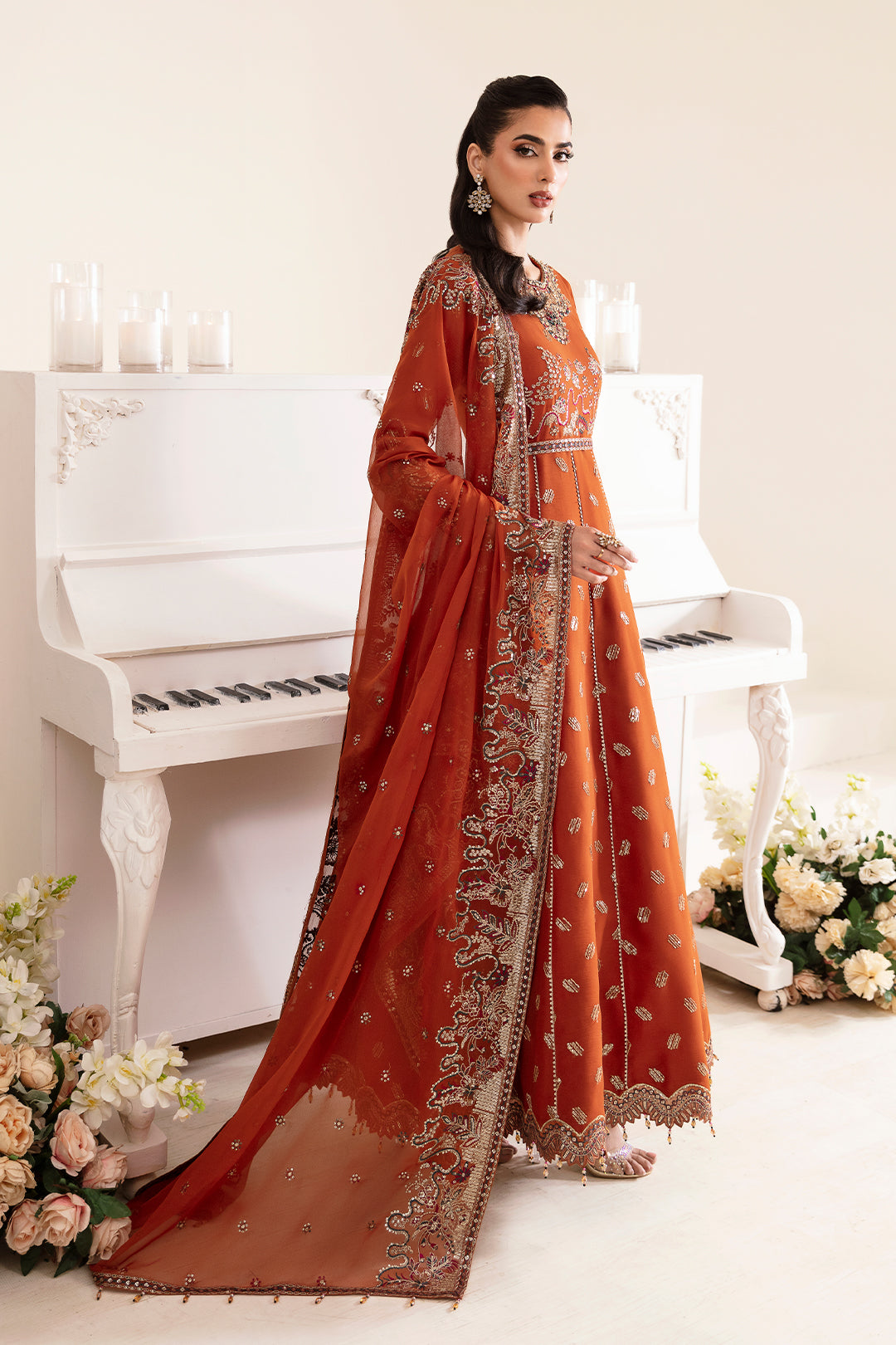 Alizeh | Reena Wedding Edits | AF-HM-4014-RUSTIC by Alizeh - Designer Dress - Type: Ladies Clothes - Available at Libayah - 100% Original