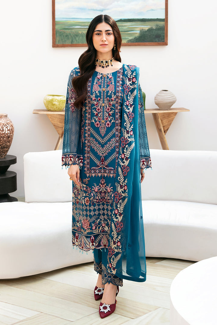 Ramsha | Chevron Chiffon Collection | A-811 by Ramsha - Designer Dress - Type: Ladies Clothes - Available at Libayah - 100% Original