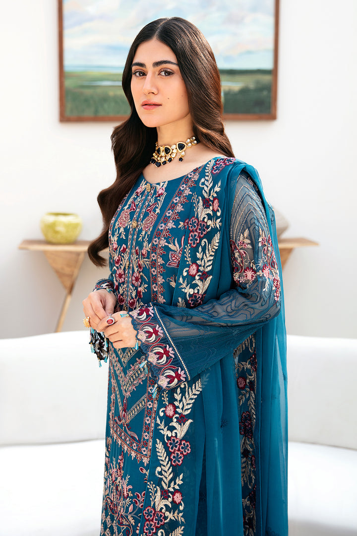 Ramsha | Chevron Chiffon Collection | A-811 by Ramsha - Designer Dress - Type: Ladies Clothes - Available at Libayah - 100% Original