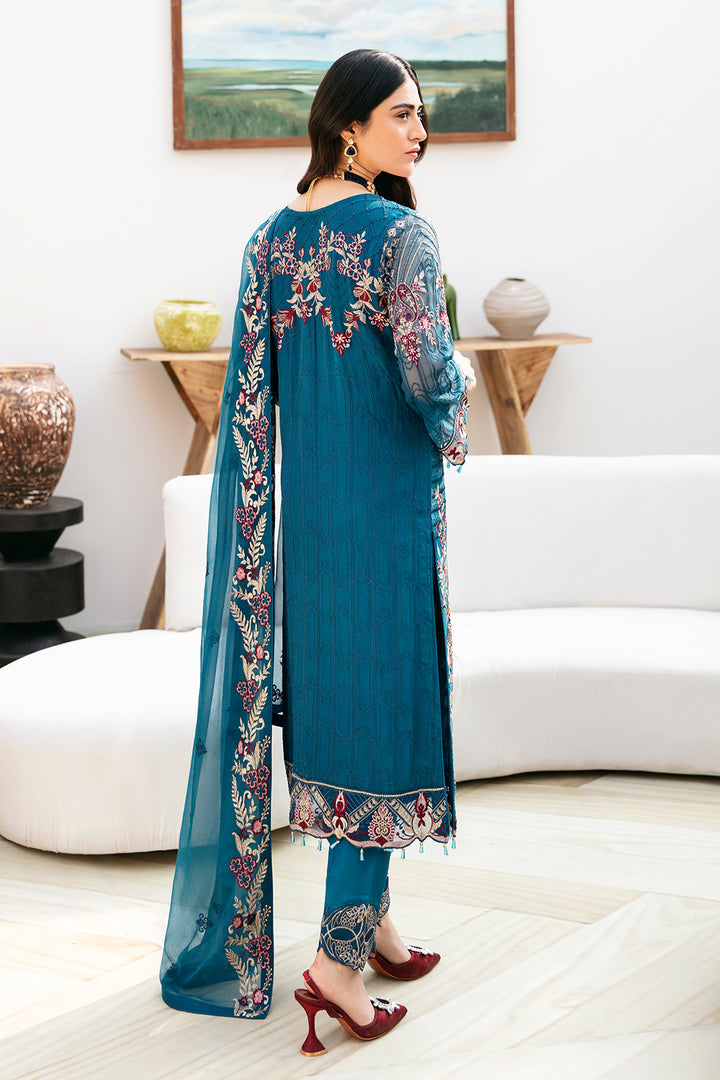 Ramsha | Chevron Chiffon Collection | A-811 by Ramsha - Designer Dress - Type: Ladies Clothes - Available at Libayah - 100% Original