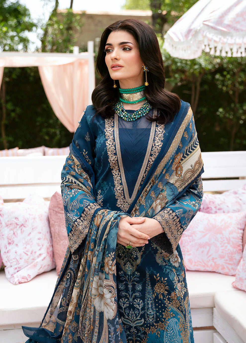 Gulaal | Summer Glow Lawn 24 | SYLVIYA (GL-L-24V3-01) by Gulaal - Designer Dress - Type: Ladies Clothes - Available at Libayah - 100% Original