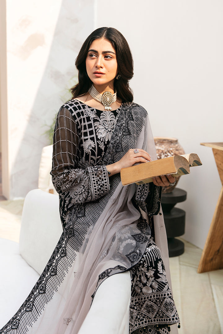 Ramsha | Chevron Chiffon Collection | A-807 by Ramsha - Designer Dress - Type: Ladies Clothes - Available at Libayah - 100% Original