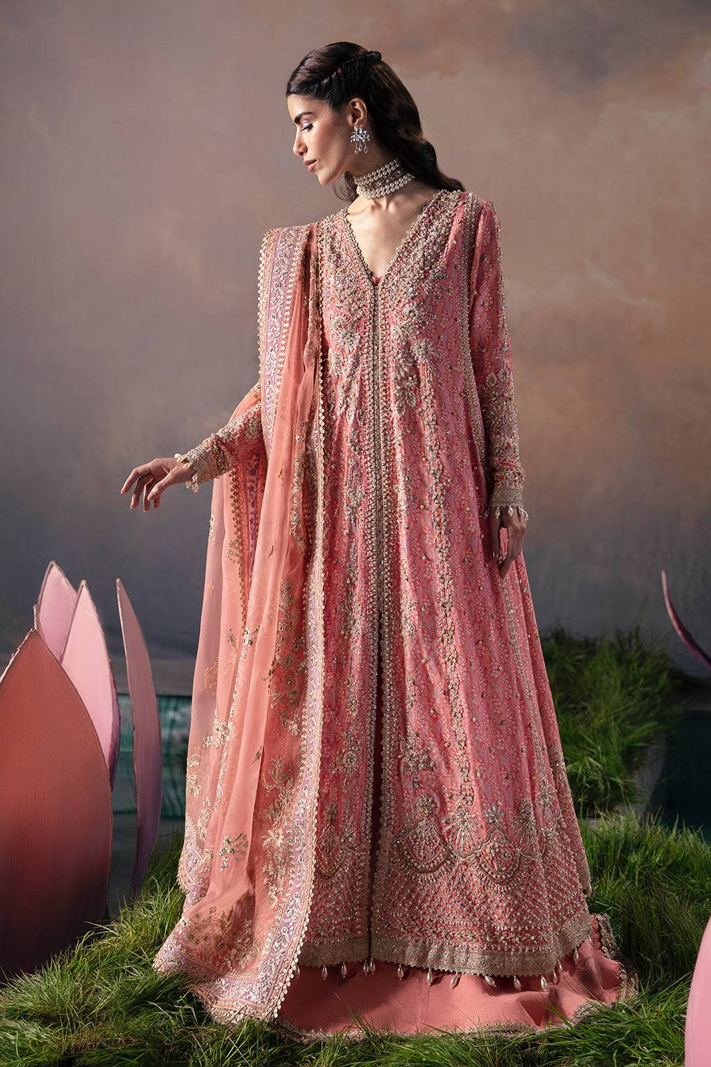 Afrozeh | Wild Flower Bloom Luxury Formals | Alana