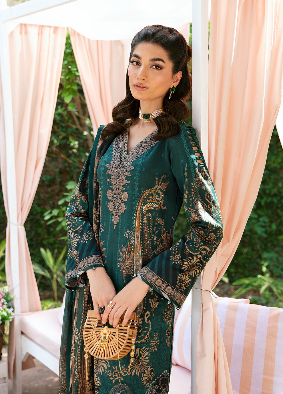 Gulaal | Summer Glow Lawn 24 | EMMELINE (GL-L-24V3-08) by Gulaal - Designer Dress - Type: Ladies Clothes - Available at Libayah - 100% Original
