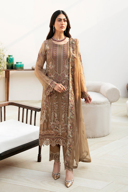Ramsha | Chevron Chiffon Collection | A-812 by Ramsha - Designer Dress - Type: Ladies Clothes - Available at Libayah - 100% Original
