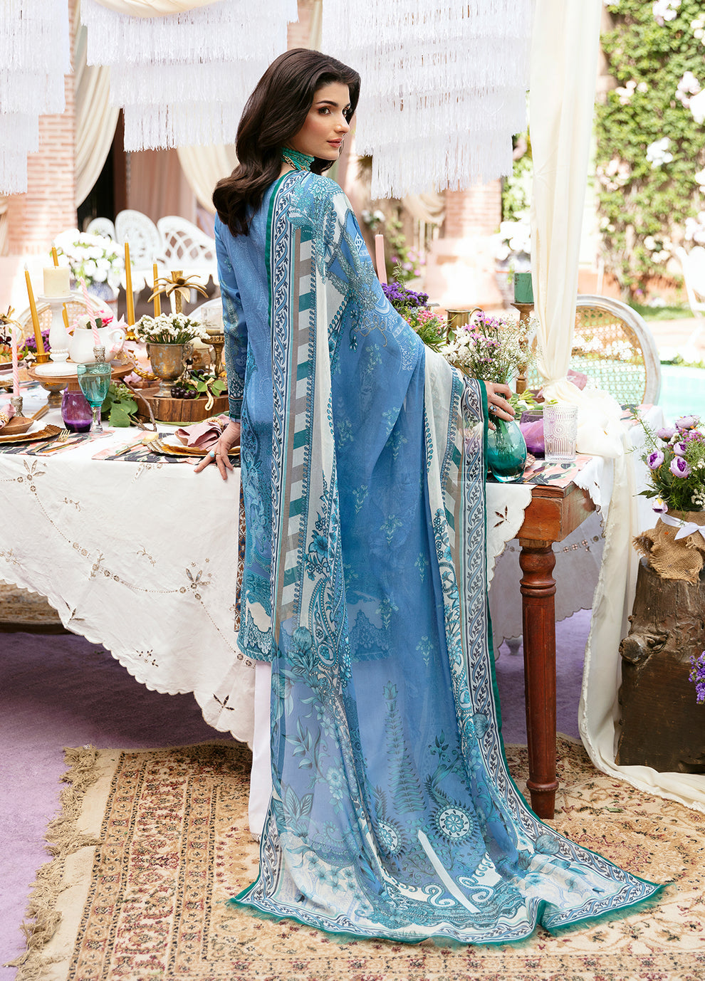 Gulaal | Summer Glow Lawn 24 | ELAINE (GL-L-24V3-07) by Gulaal - Designer Dress - Type: Ladies Clothes - Available at Libayah - 100% Original