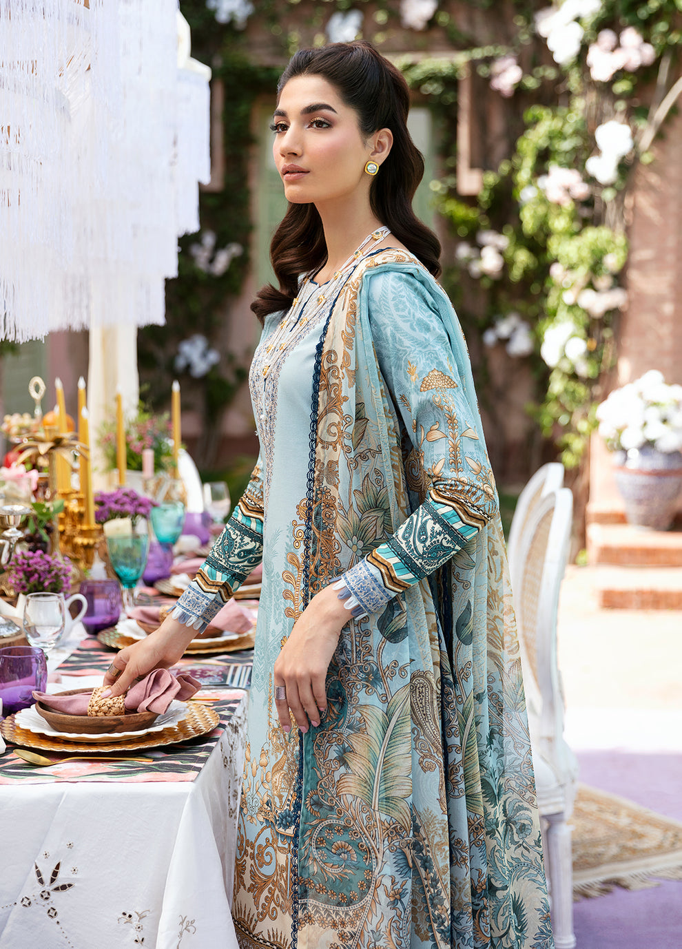 Gulaal | Summer Glow Lawn 24 | AMAYRAH (GL-L-24V3-02) by Gulaal - Designer Dress - Type: Ladies Clothes - Available at Libayah - 100% Original
