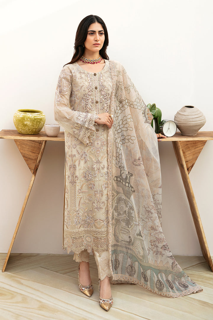 Ramsha | Chevron Chiffon Collection | A-802 by Ramsha - Designer Dress - Type: Ladies Clothes - Available at Libayah - 100% Original
