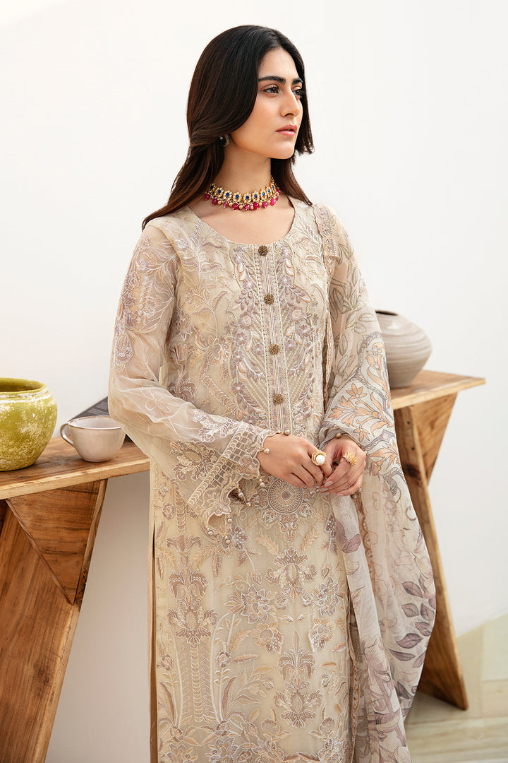 Ramsha | Chevron Chiffon Collection | A-802 by Ramsha - Designer Dress - Type: Ladies Clothes - Available at Libayah - 100% Original