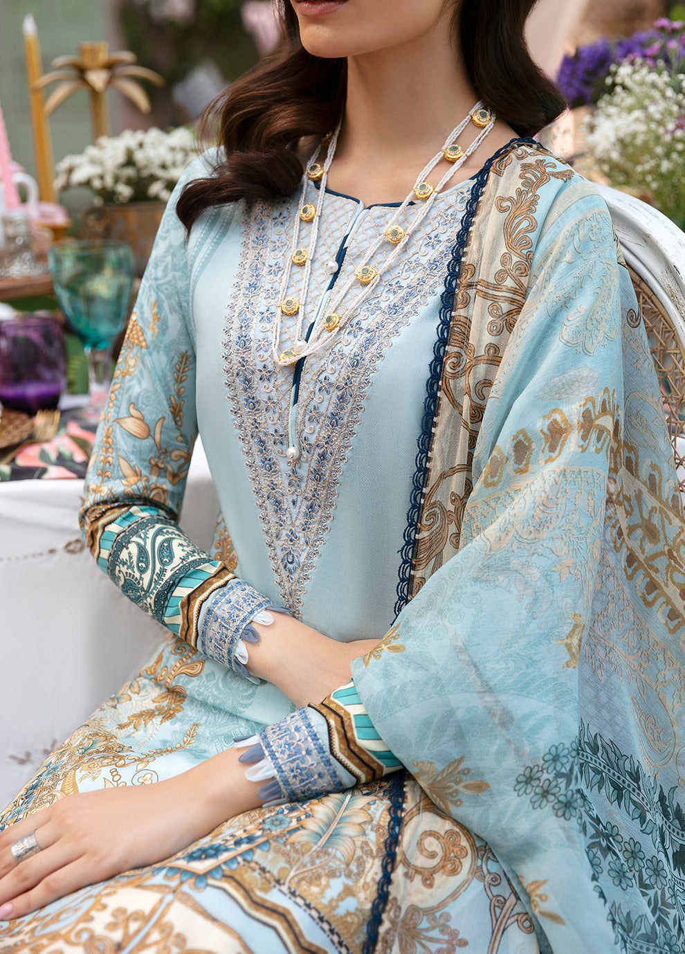 Gulaal | Summer Glow Lawn 24 | AMAYRAH (GL-L-24V3-02) by Gulaal - Designer Dress - Type: Ladies Clothes - Available at Libayah - 100% Original