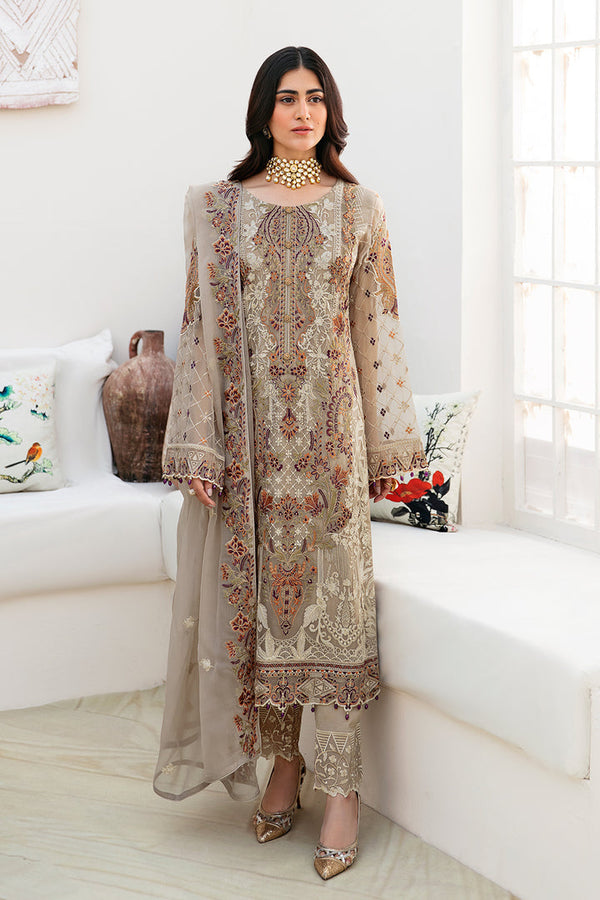 Ramsha | Chevron Chiffon Collection | A-806 by Ramsha - Designer Dress - Type: Ladies Clothes - Available at Libayah - 100% Original