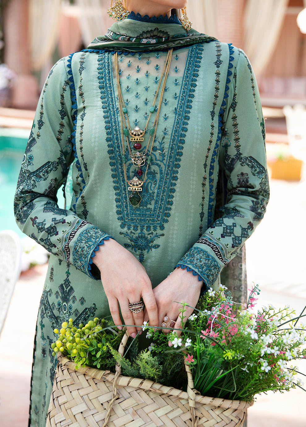 Gulaal | Summer Glow Lawn 24 | ANADIYA (GL-L-24V3-05) by Gulaal - Designer Dress - Type: Ladies Clothes - Available at Libayah - 100% Original