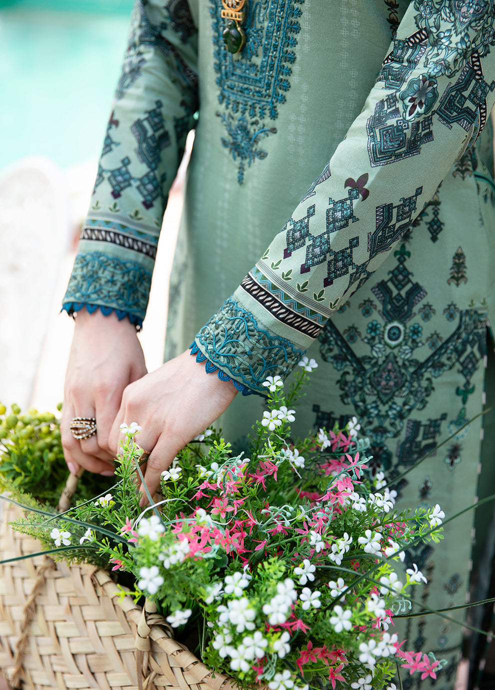 Gulaal | Summer Glow Lawn 24 | ANADIYA (GL-L-24V3-05) by Gulaal - Designer Dress - Type: Ladies Clothes - Available at Libayah - 100% Original