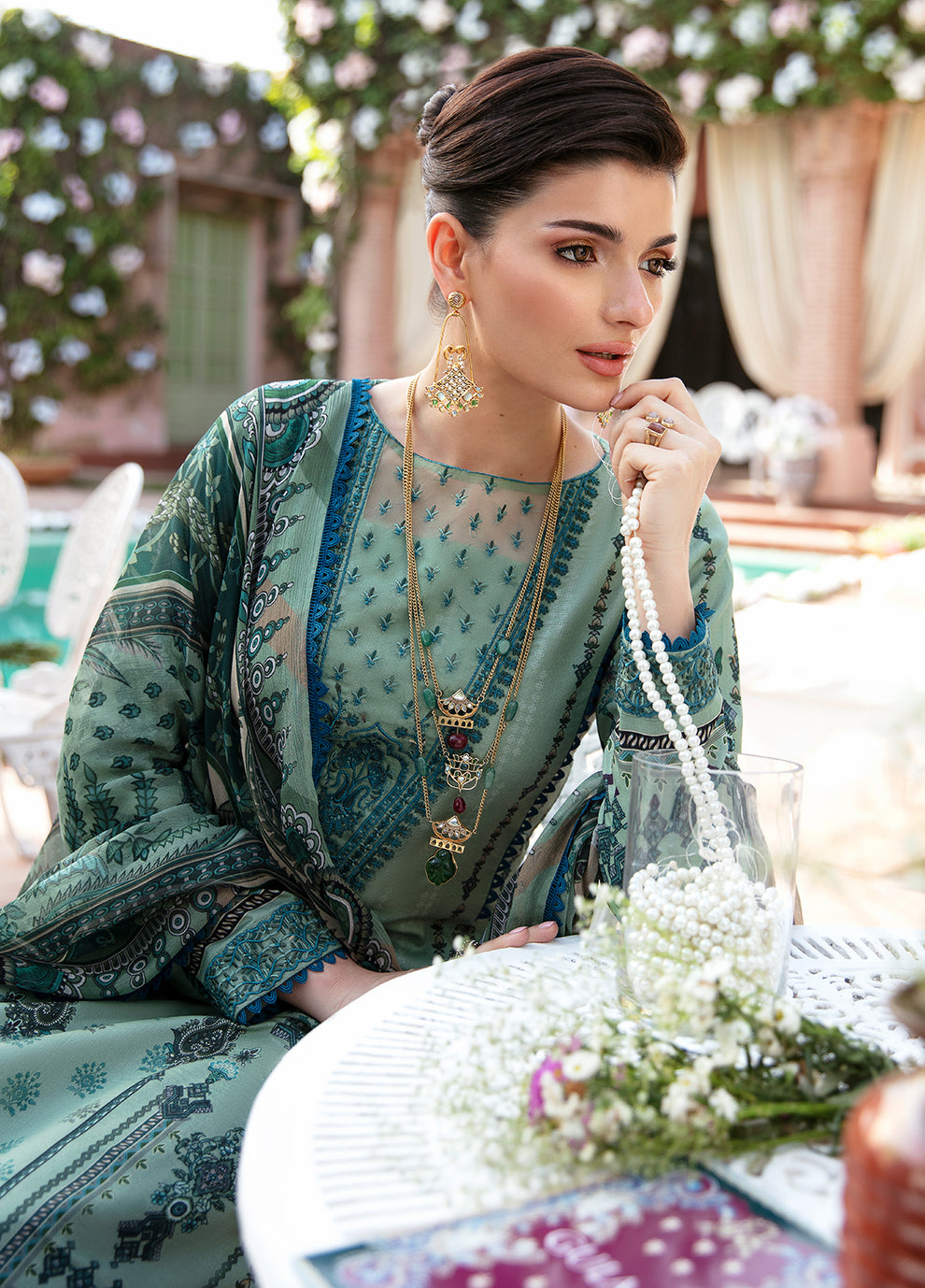 Gulaal | Summer Glow Lawn 24 | ANADIYA (GL-L-24V3-05) by Gulaal - Designer Dress - Type: Ladies Clothes - Available at Libayah - 100% Original