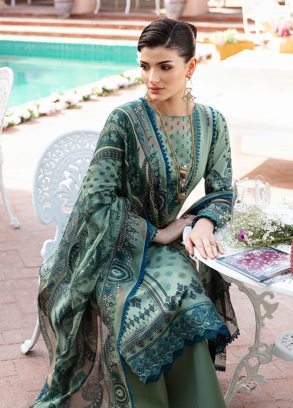 Gulaal | Summer Glow Lawn 24 | ANADIYA (GL-L-24V3-05) by Gulaal - Designer Dress - Type: Ladies Clothes - Available at Libayah - 100% Original