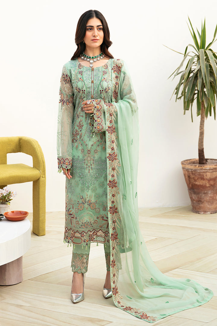 Ramsha | Chevron Chiffon Collection | A-804 by Ramsha - Designer Dress - Type: Ladies Clothes - Available at Libayah - 100% Original
