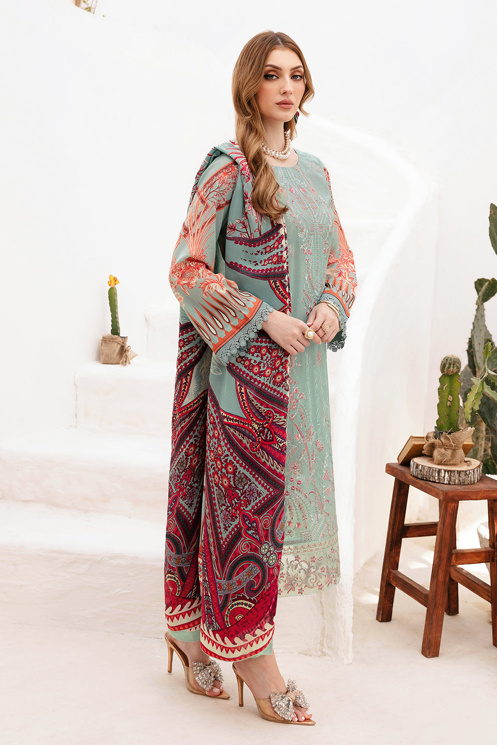 Ramsha | Ghazal Lawn 24 | G-209 by Ramsha - Designer Dress - Type: Ladies Clothes - Available at Libayah - 100% Original