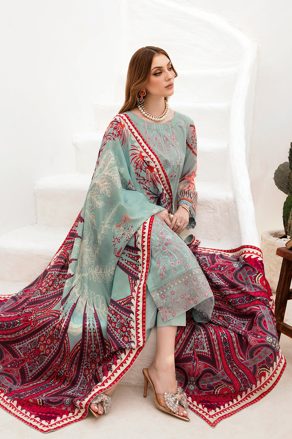 Ramsha | Ghazal Lawn 24 | G-209 by Ramsha - Designer Dress - Type: Ladies Clothes - Available at Libayah - 100% Original