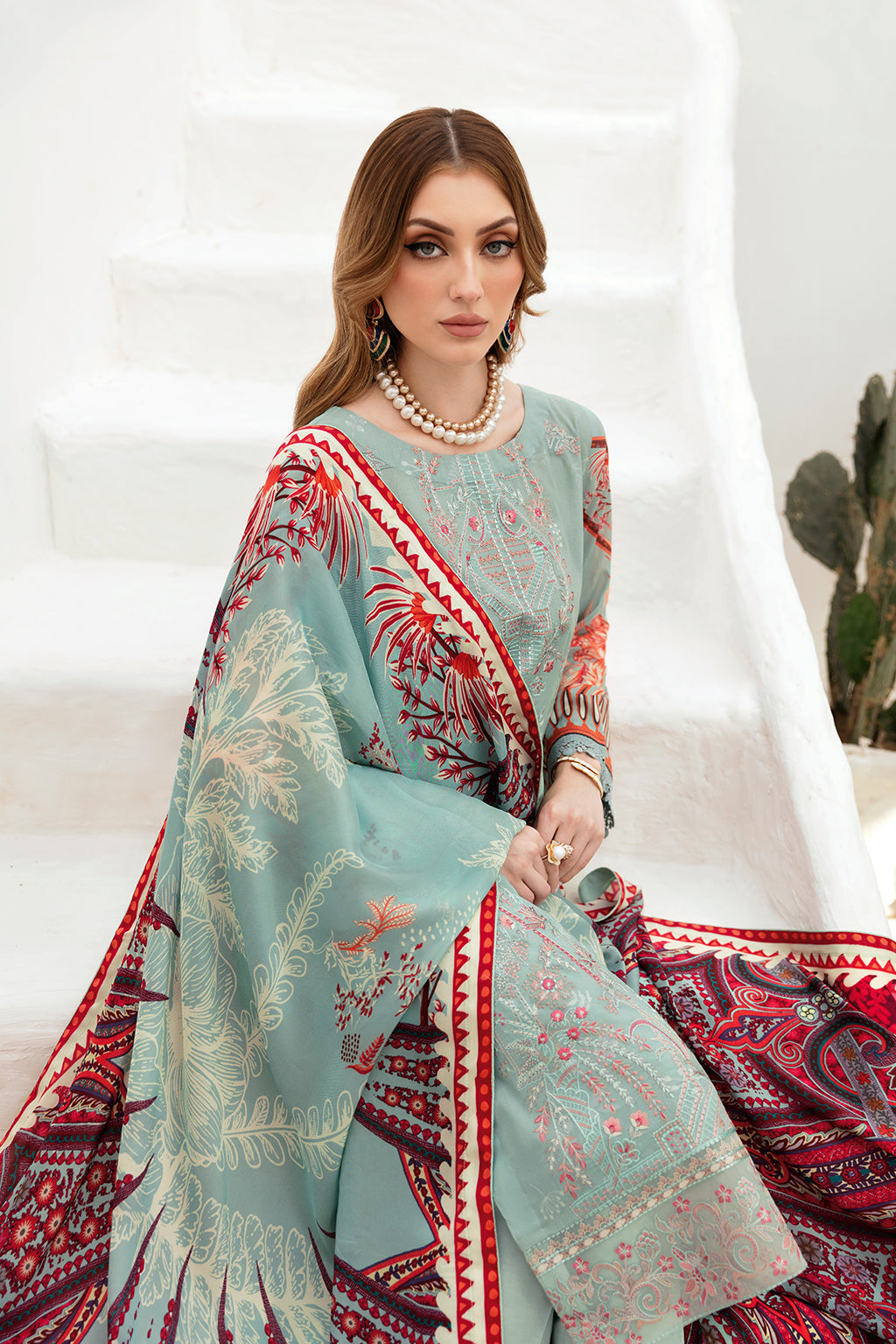 Ramsha | Ghazal Lawn 24 | G-209 by Ramsha - Designer Dress - Type: Ladies Clothes - Available at Libayah - 100% Original