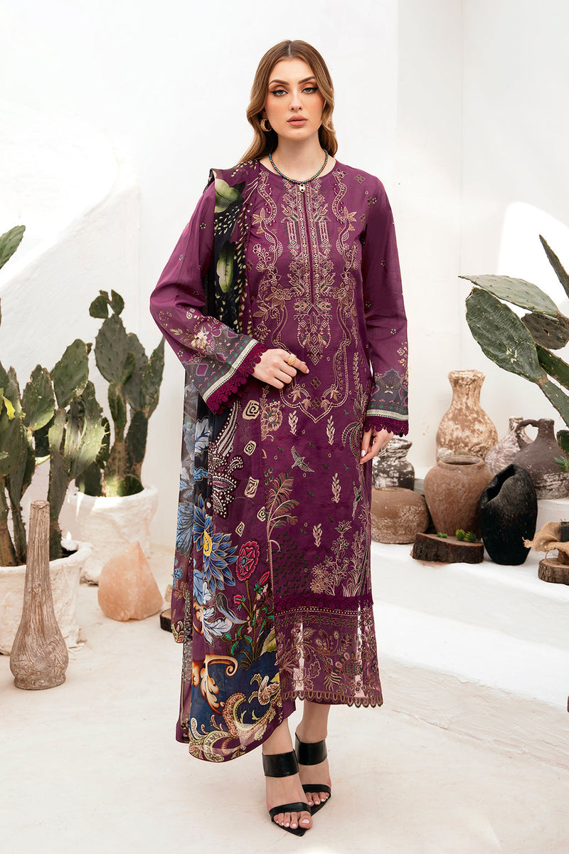 Ramsha | Ghazal Lawn 24 | G-205 by Ramsha - Designer Dress - Type: Ladies Clothes - Available at Libayah - 100% Original