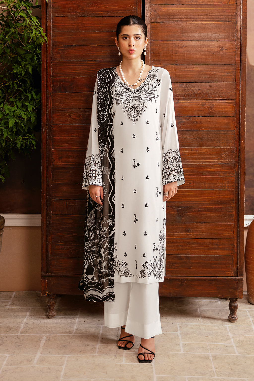 Afsanah | Essentials Lawn | DIVINE DREAM A-04 by Afsanah - Designer Dress - Type: Casuals - Available at Libayah - 100% Original
