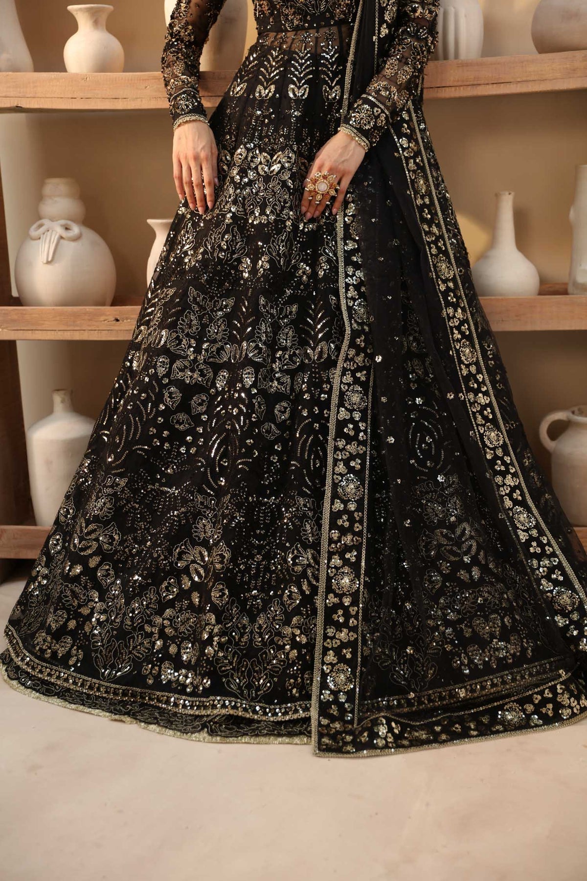 Akbar Aslam | Deewani Wedding Formals | Cinder by Akbar Aslam - Designer Dress  - Type : Ladies Clothes - Available at Libayah - 100% Original 