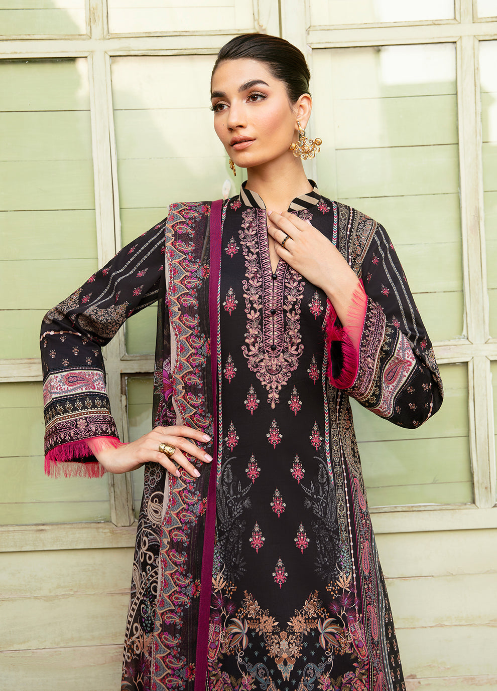 Gulaal | Summer Glow Lawn 24 | ANDREA (GL-L-24V3-06) by Gulaal - Designer Dress - Type: Ladies Clothes - Available at Libayah - 100% Original