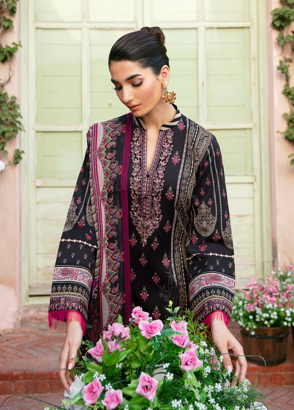 Gulaal | Summer Glow Lawn 24 | ANDREA (GL-L-24V3-06) by Gulaal - Designer Dress - Type: Ladies Clothes - Available at Libayah - 100% Original