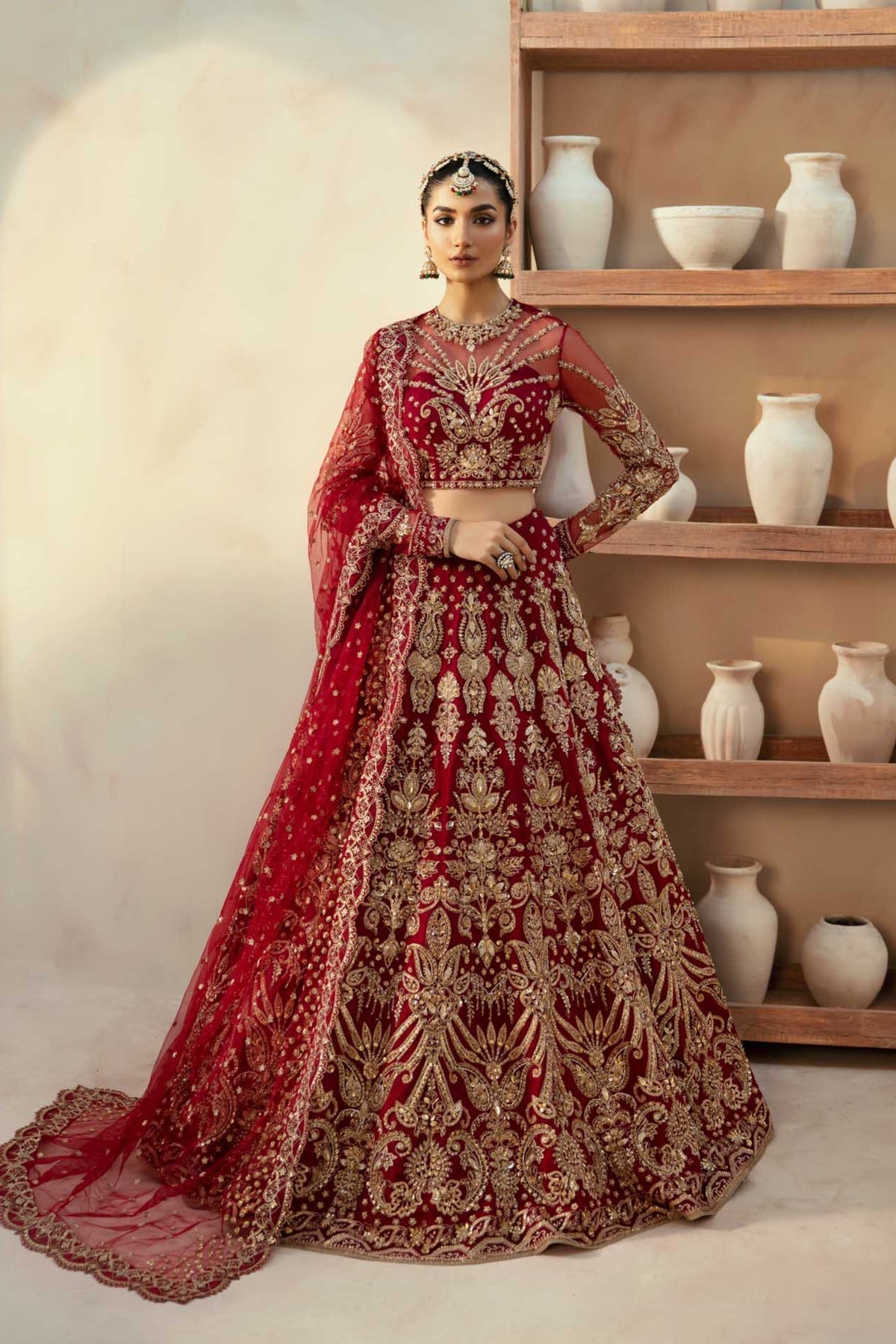 Akbar Aslam | Deewani Wedding Formals | Embyrlen by Akbar Aslam - Designer Dress  - Type : Ladies Clothes - Available at Libayah - 100% Original 