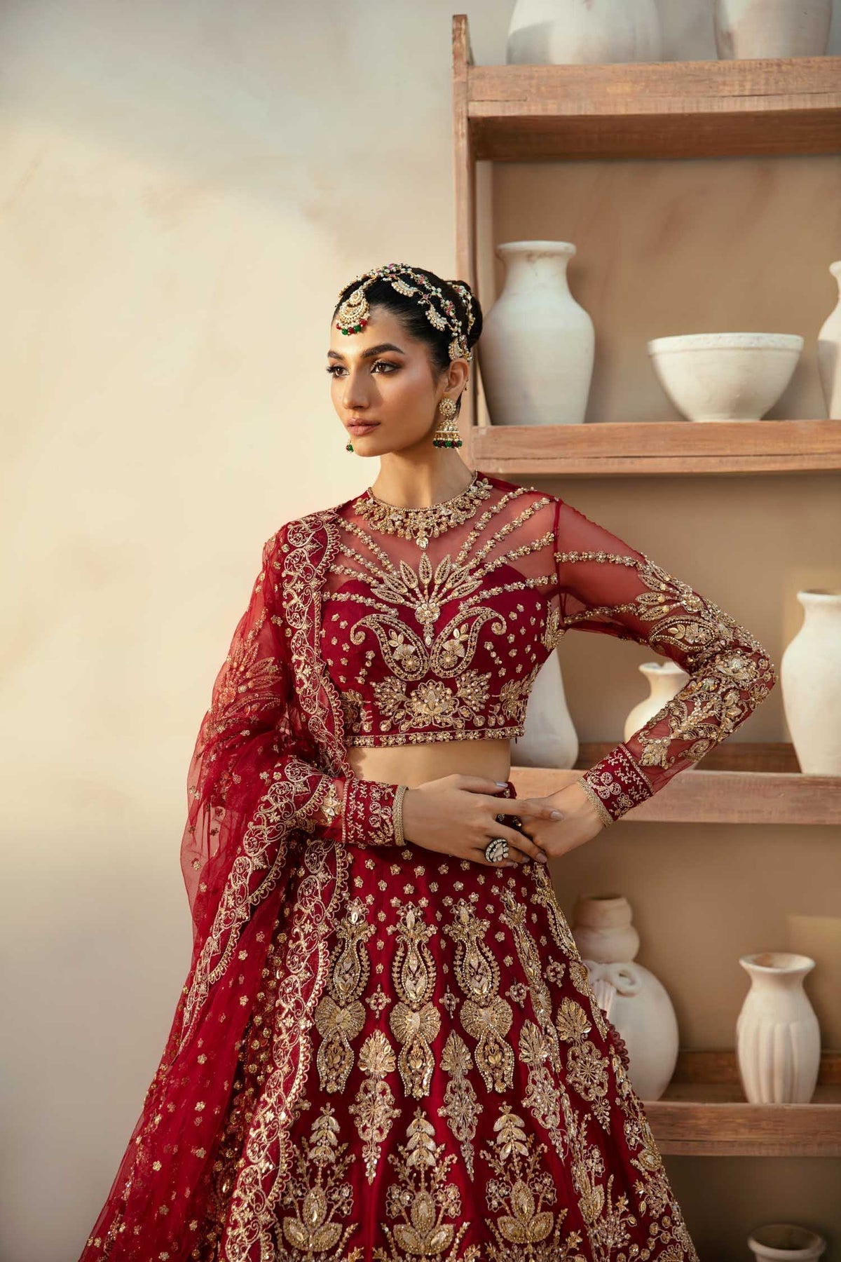 Akbar Aslam | Deewani Wedding Formals | Embyrlen by Akbar Aslam - Designer Dress  - Type : Ladies Clothes - Available at Libayah - 100% Original 