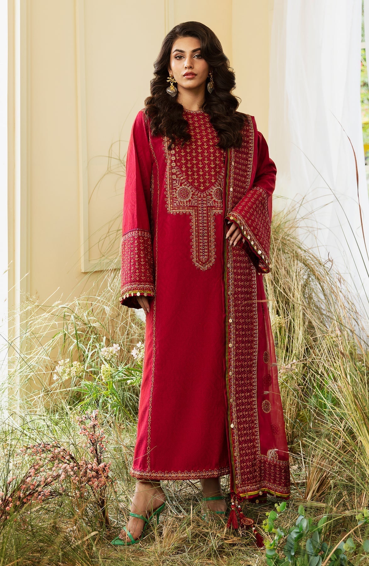Zevk | Flora Festive Lawn | CHERISH by Zevk - Designer Dress - Type: Ladies Clothes - Available at Libayah - 100% Original