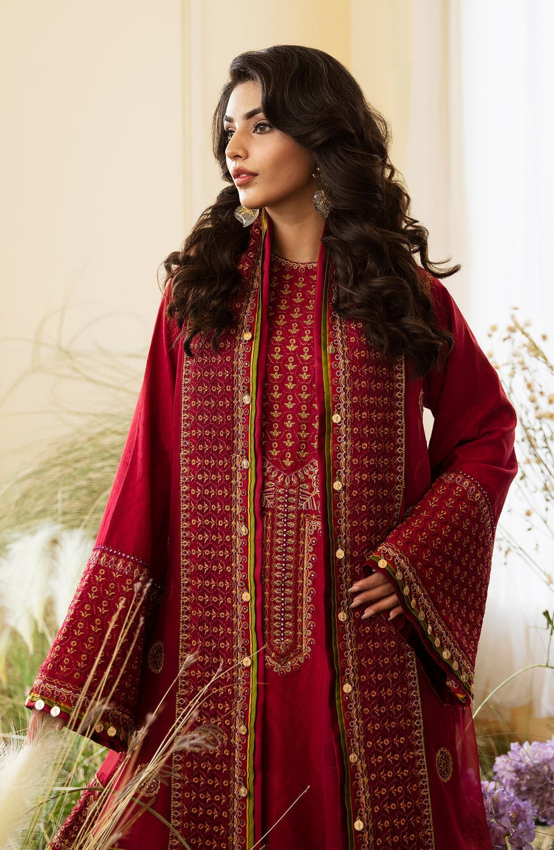 Zevk | Flora Festive Lawn | CHERISH by Zevk - Designer Dress - Type: Ladies Clothes - Available at Libayah - 100% Original