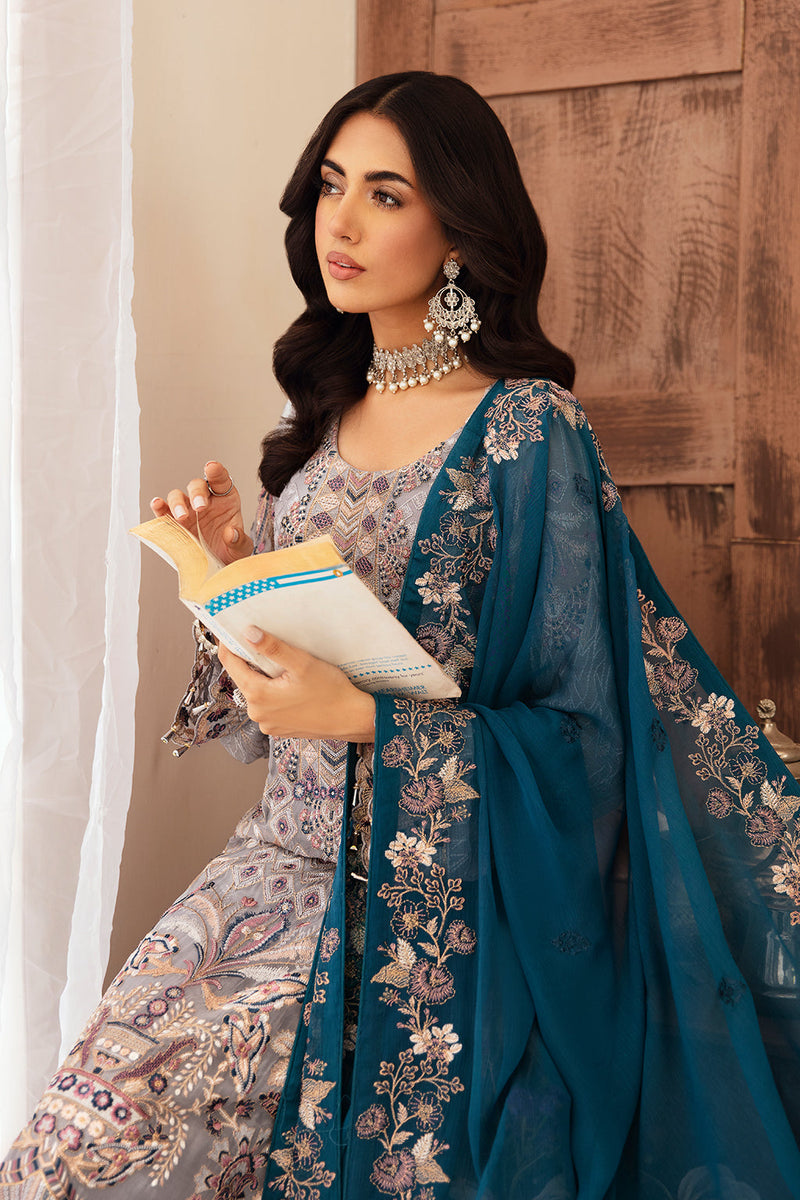 Ramsha | Weightless Chiffon 24 | F-2609 by Ramsha - Designer Dress - Type: Ladies Clothes - Available at Libayah - 100% Original