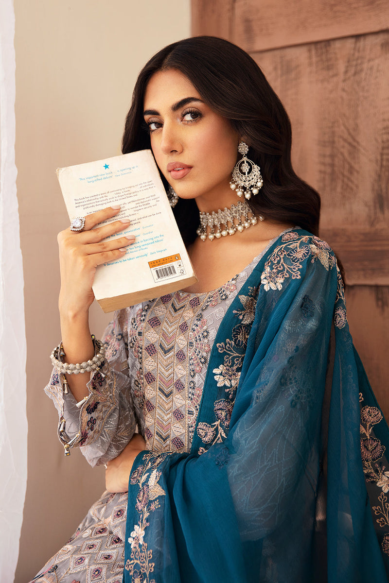 Ramsha | Weightless Chiffon 24 | F-2609 by Ramsha - Designer Dress - Type: Ladies Clothes - Available at Libayah - 100% Original