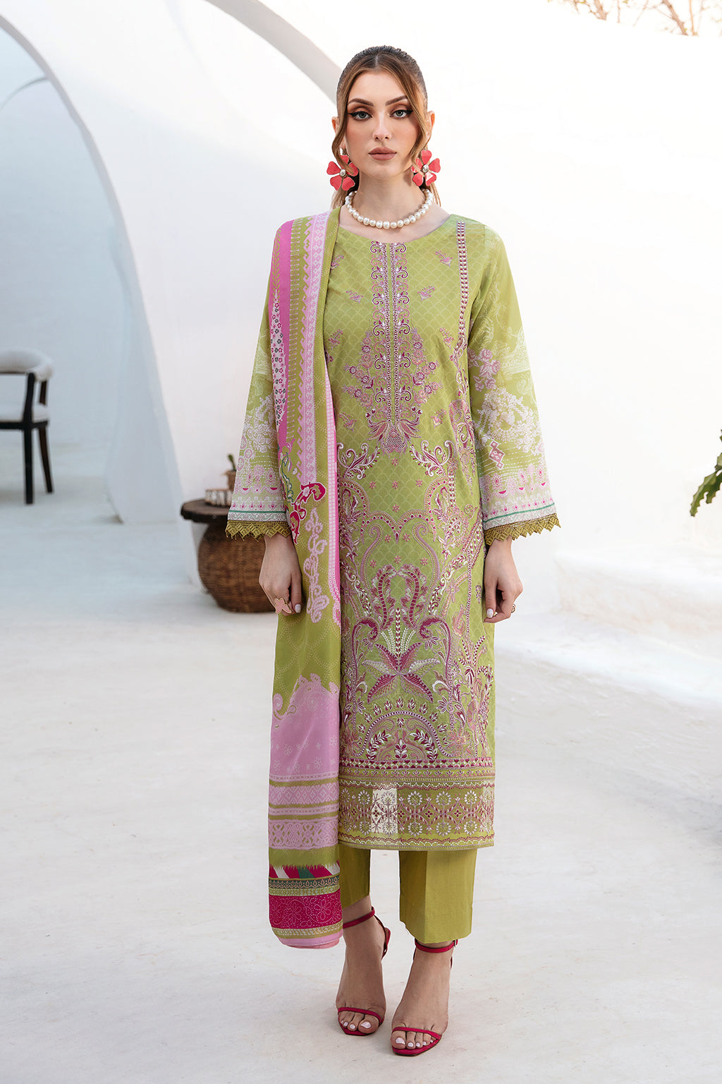 Ramsha | Ghazal Lawn 24 | G-210 by Ramsha - Designer Dress - Type: Ladies Clothes - Available at Libayah - 100% Original
