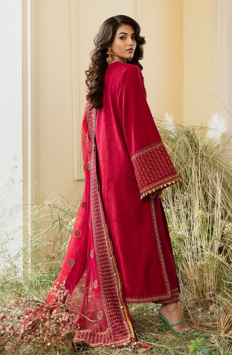 Zevk | Flora Festive Lawn | CHERISH by Zevk - Designer Dress - Type: Ladies Clothes - Available at Libayah - 100% Original