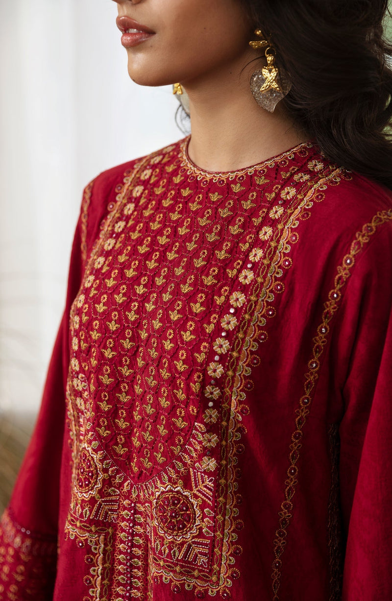 Zevk | Flora Festive Lawn | CHERISH by Zevk - Designer Dress - Type: Ladies Clothes - Available at Libayah - 100% Original