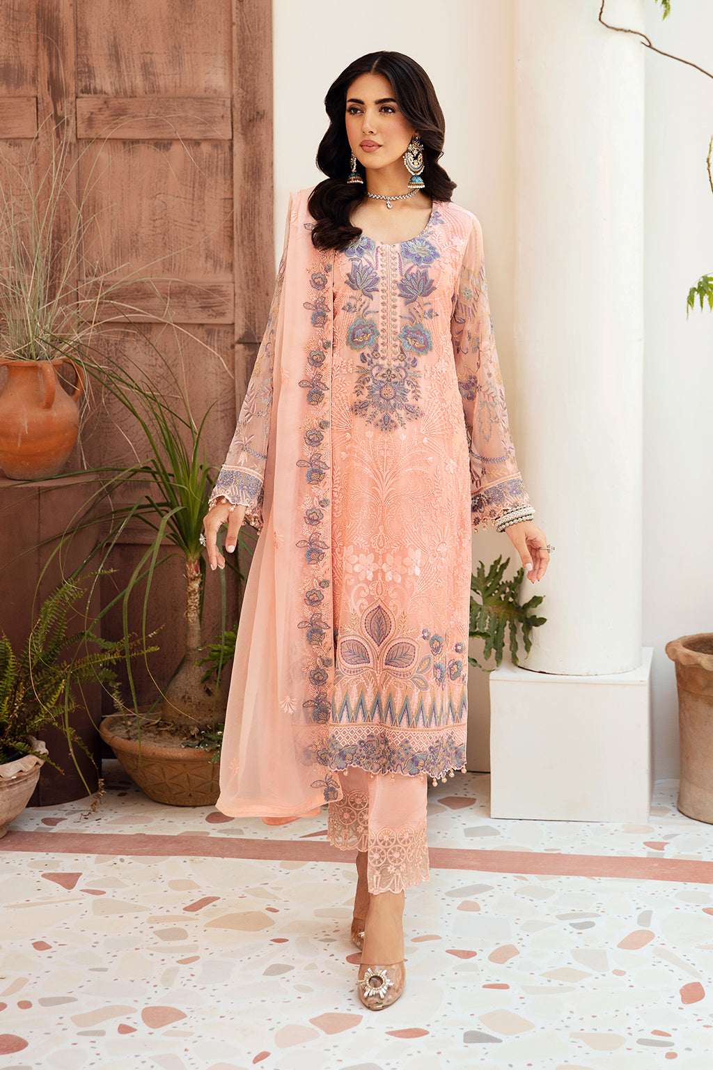 Ramsha | Weightless Chiffon 24 | F-2605 by Ramsha - Designer Dress - Type: Ladies Clothes - Available at Libayah - 100% Original