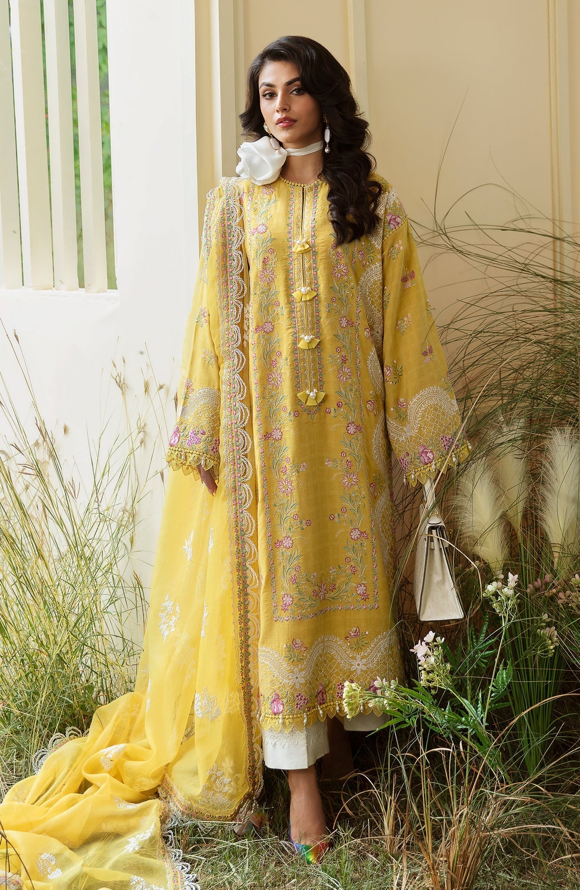 Zevk | Flora Festive Lawn | LUMANI by Zevk - Designer Dress - Type: Ladies Clothes - Available at Libayah - 100% Original