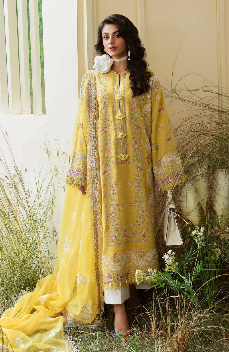 Zevk | Flora Festive Lawn | LUMANI by Zevk - Designer Dress - Type: Ladies Clothes - Available at Libayah - 100% Original