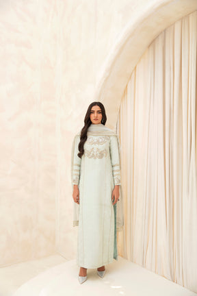 Raja Salahuddin | The Wishlist | PEPPERMINT by Raja Salahuddin - Designer Dress - Type: Ladies Clothes - Available at Libayah - 100% Original