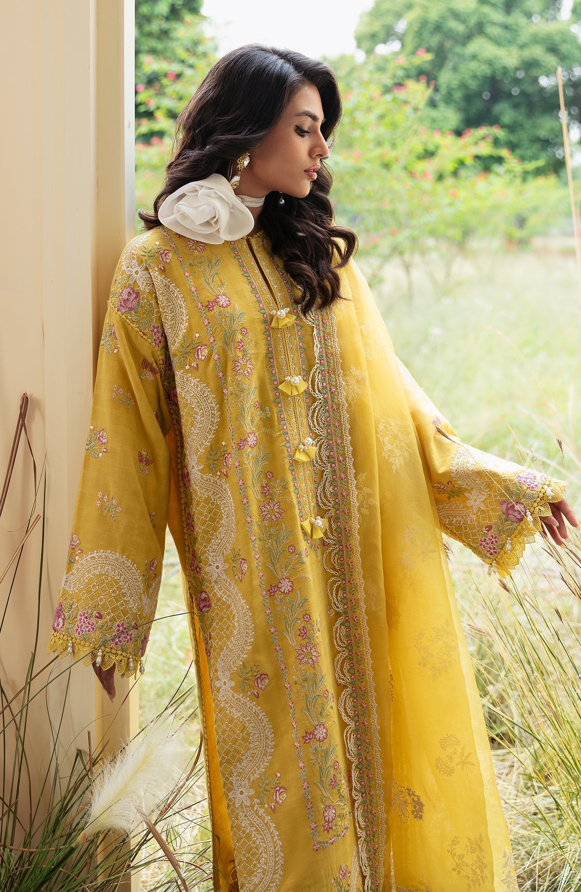 Zevk | Flora Festive Lawn | LUMANI by Zevk - Designer Dress - Type: Ladies Clothes - Available at Libayah - 100% Original