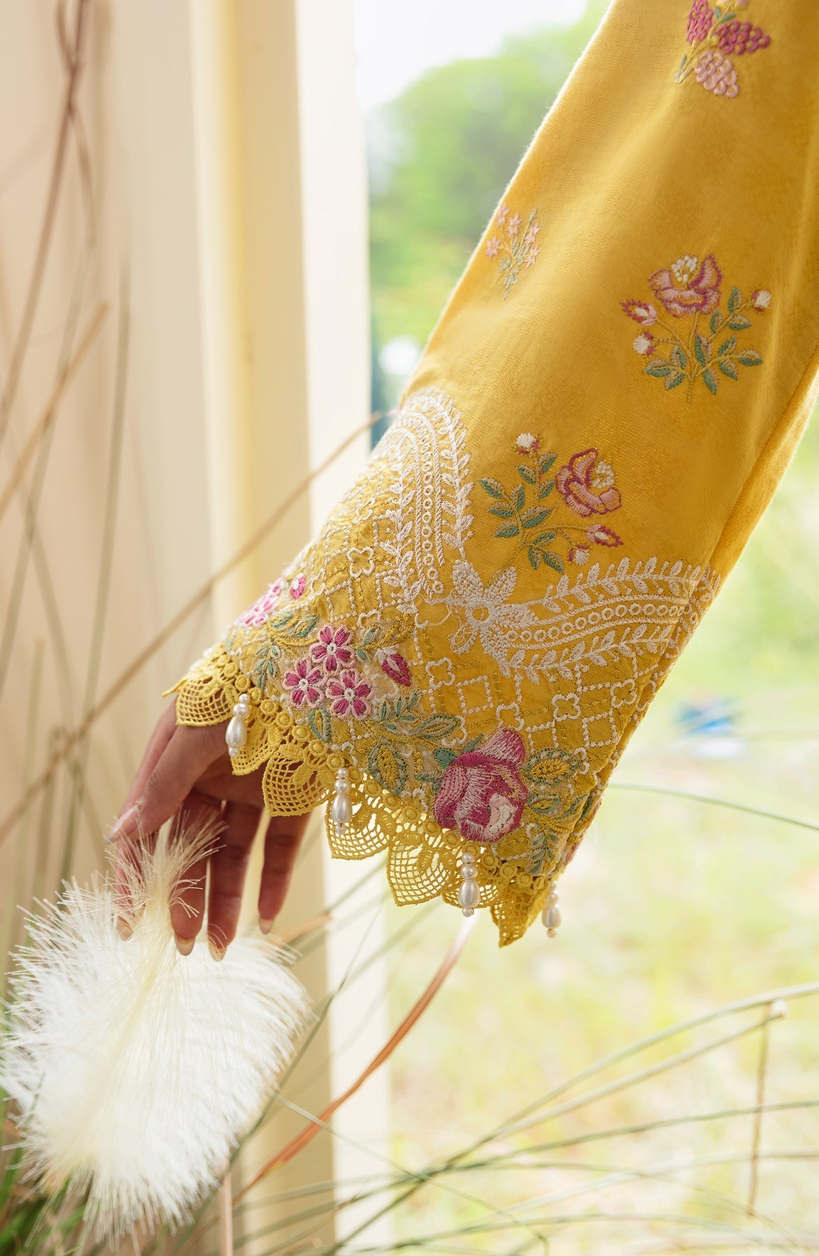 Zevk | Flora Festive Lawn | LUMANI by Zevk - Designer Dress - Type: Ladies Clothes - Available at Libayah - 100% Original