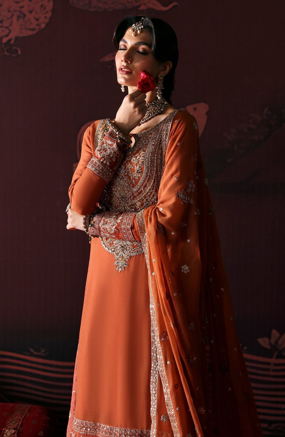 Emaan Adeel | Devdas Formals | LEELA by Emaan Adeel - Designer Dress - Type: Ladies Clothes - Available at Libayah - 100% Original