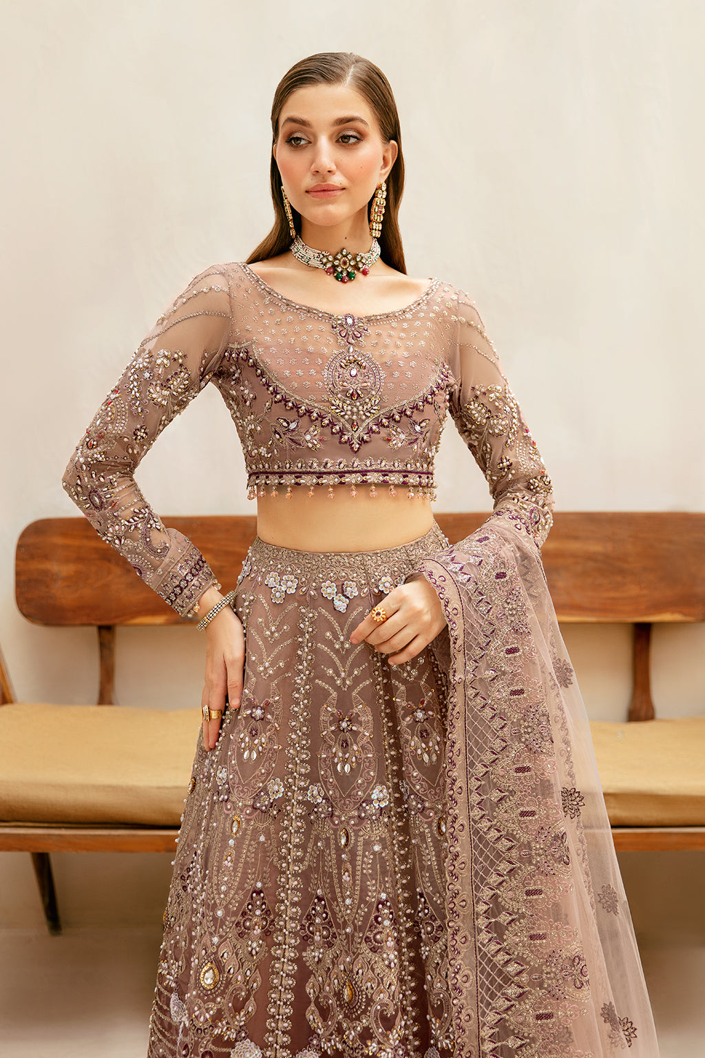 Ramsha | Luxury Wedding Collection | HA-401 by Ramsha - Designer Dress - Type: Formal - Available at Libayah - 100% Original