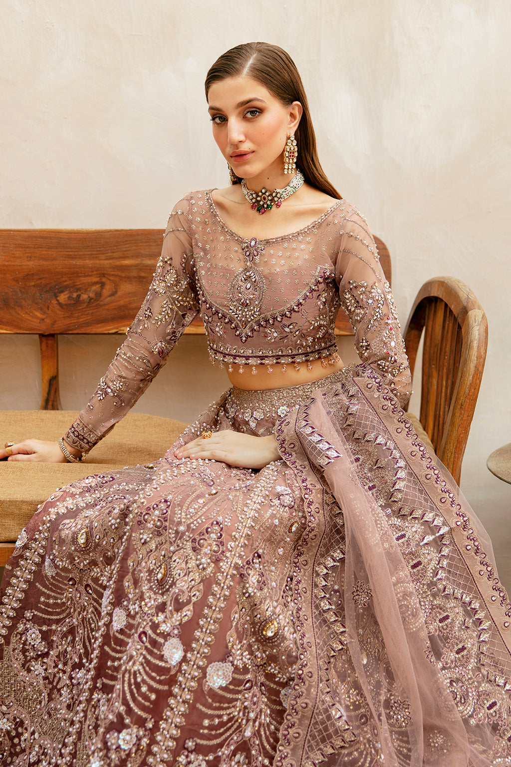 Ramsha | Luxury Wedding Collection | HA-401 by Ramsha - Designer Dress - Type: Formal - Available at Libayah - 100% Original