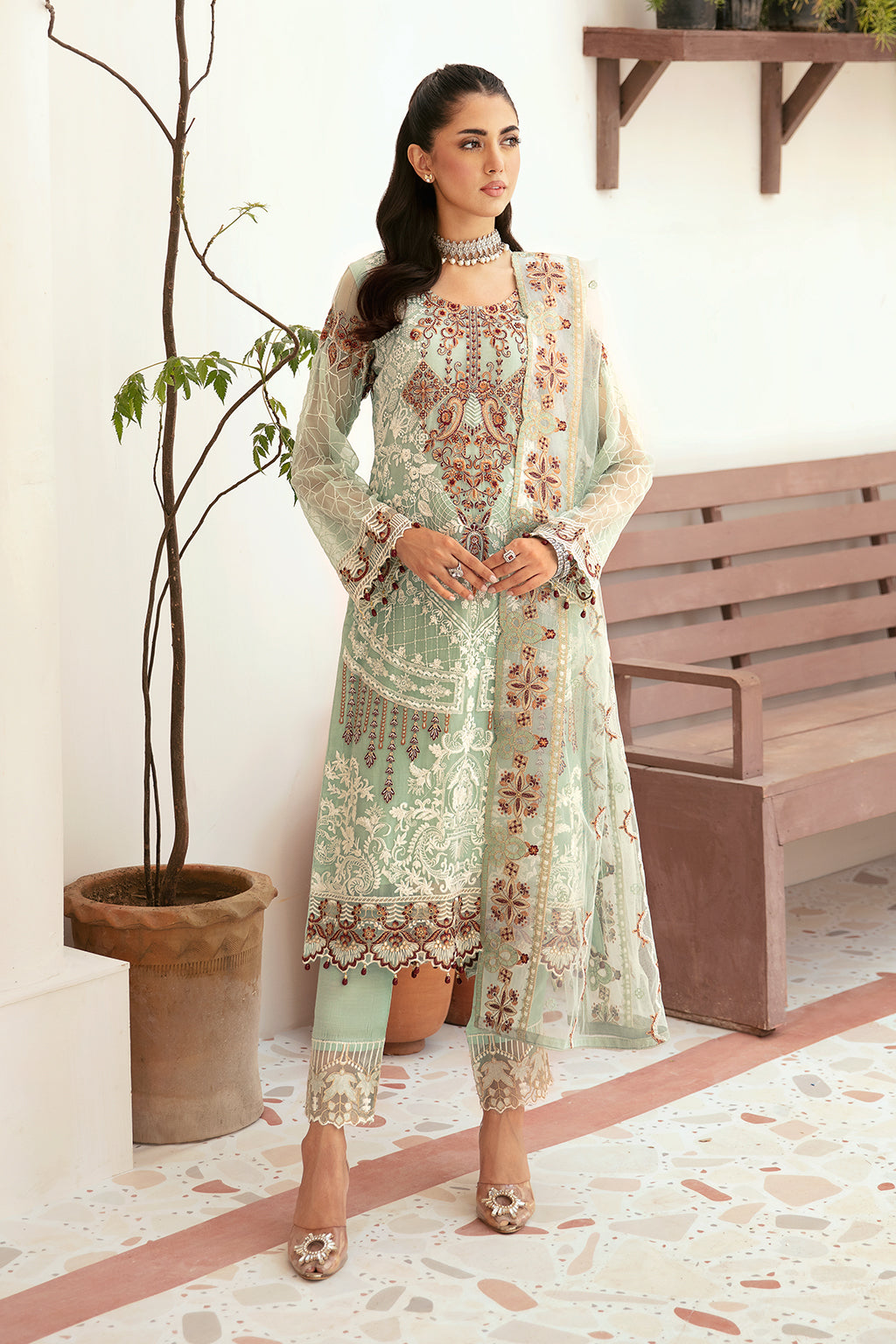 Ramsha | Ramsha Collection | F-2607 by Ramsha - Designer Dress  - Type : Ladies Clothes - Available at Libayah - 100% Original 
