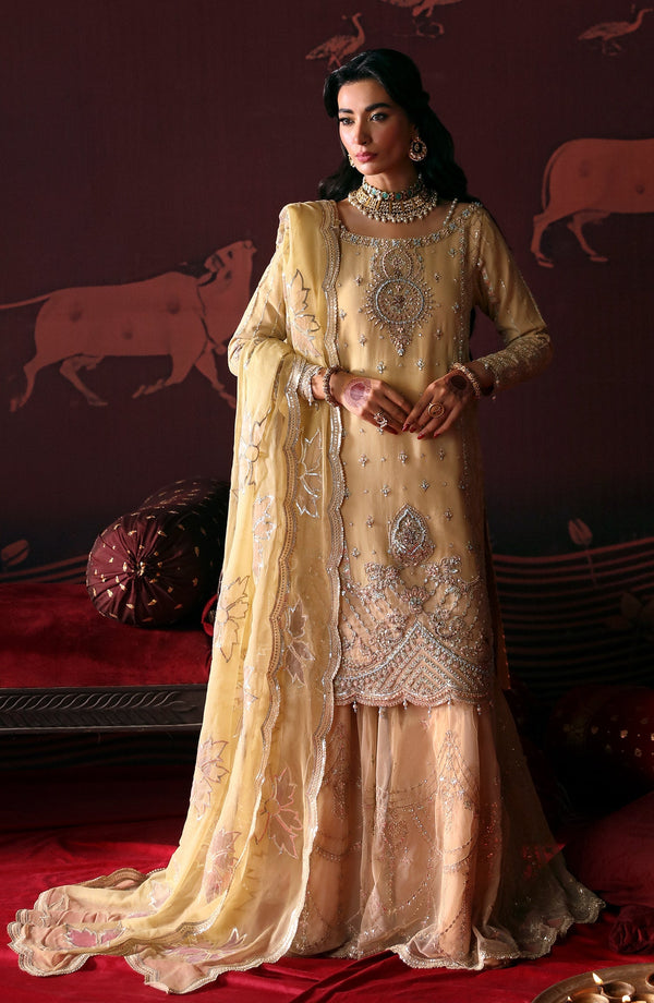Emaan Adeel | Devdas Formals | MEERA by Emaan Adeel - Designer Dress - Type: Ladies Clothes - Available at Libayah - 100% Original